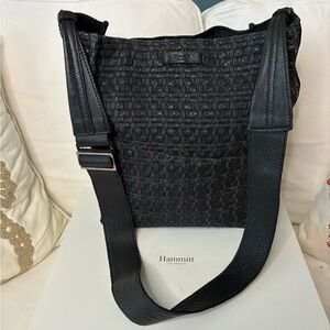 Hammitt Davis Black Woven Leather - Entwine